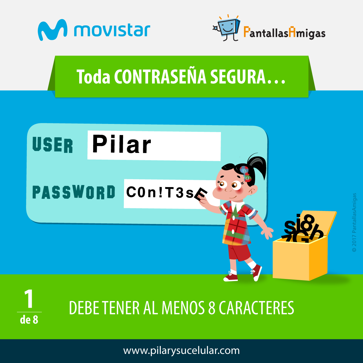 Contraseña segura, ocho claves para proteger la entrada a tu vida digital PantallasAmigas Contraseña segura, ocho claves para proteger la entrada a tu vida digital PantallasAmigas