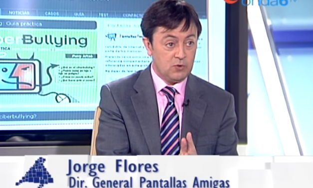 Jorge Flores, director de PantallasAmigas, entrevistado en Onda 6 TV