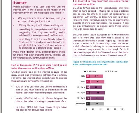 Adolescentes online: informe sobre la búsqueda de identidad y relaciones entre pares