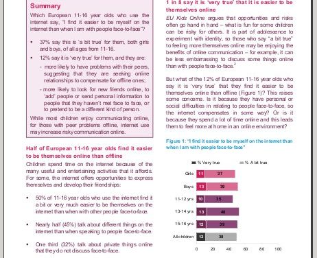 Adolescentes online: informe sobre la búsqueda de identidad y relaciones entre pares