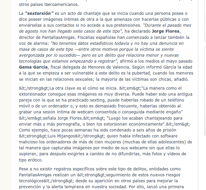 Aumento de los casos de “sextorsión” en España e Iberoamérica [TICPYMES.es]