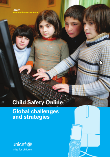 Portada del estudio de UNICEF sobre seguridad de los niños en Internet