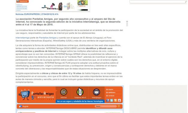 Internetamiga busca una ciudadanía digital activa y responsable [HoyTecnologia.com]