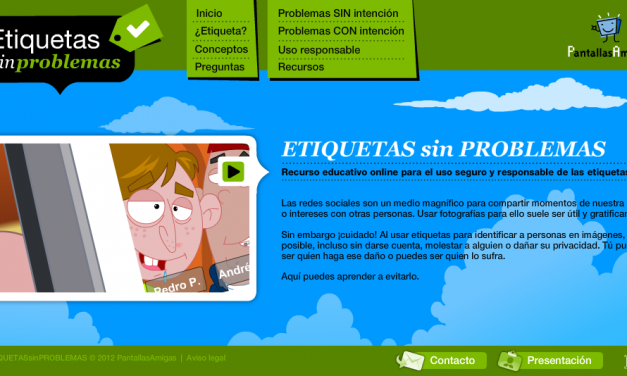 PantallasAmigas presenta ETIQUETASsinPROBLEMAS.com para promover el uso responsable de etiquetas en redes sociales