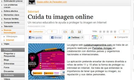 Cuida tu imagen online [ParaSaber.com]