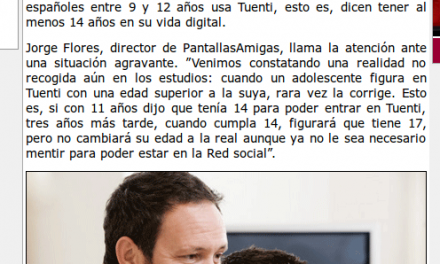 ¿Tu hija de doce años dice en Internet que tiene quince? Mentir sobre la edad en las redes sociales implica riesgos para los adolescentes [Aula y +]