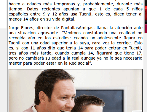 ¿Tu hija de doce años dice en Internet que tiene quince? Mentir sobre la edad en las redes sociales implica riesgos para los adolescentes [Aula y +]