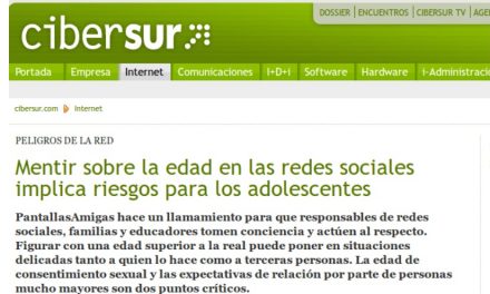 Mentir sobre la edad en las redes sociales implica riesgos para los adolescentes [CiberSur.com]