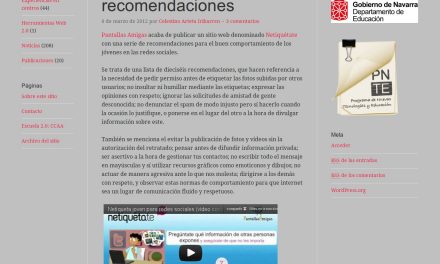 Jóvenes y Redes sociales: recomendaciones [ParaPNTE]