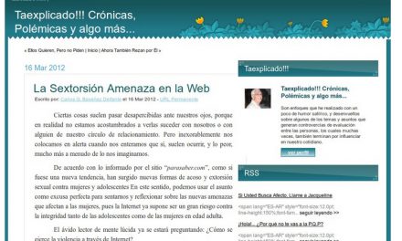 La Sextorsión Amenaza en la Web [Taexplicado!!!]