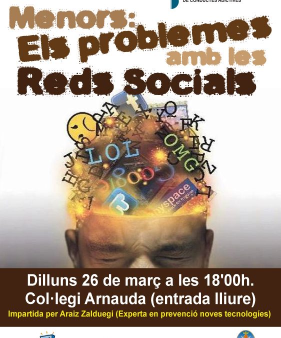 Charla en Alcoy el día 26 de marzo: Menores y redes sociales