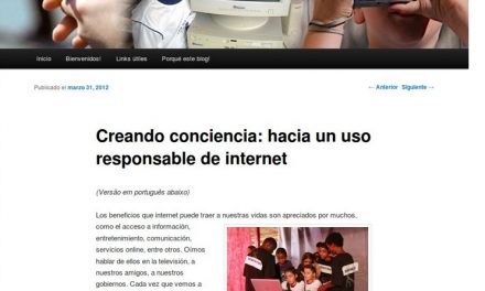 Creando conciencia: hacia un uso responsable de internet [TICs para desarrollo en Latino América]