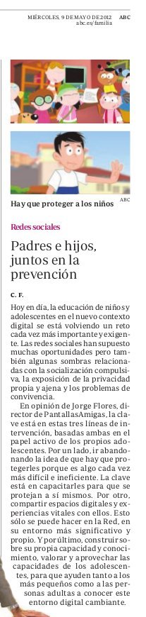 Padres e hijos, juntos en la prevención