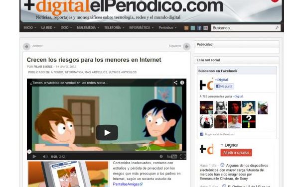 Crecen los riesgos para los menores en Internet [Elperiodico.com]