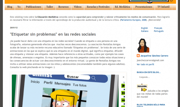 «Etiquetar sin problemas» en las redes sociales [Telekids]