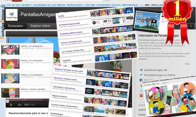 Un millón de espectadores online: el éxito de los vídeos educativos de PantallasAmigas