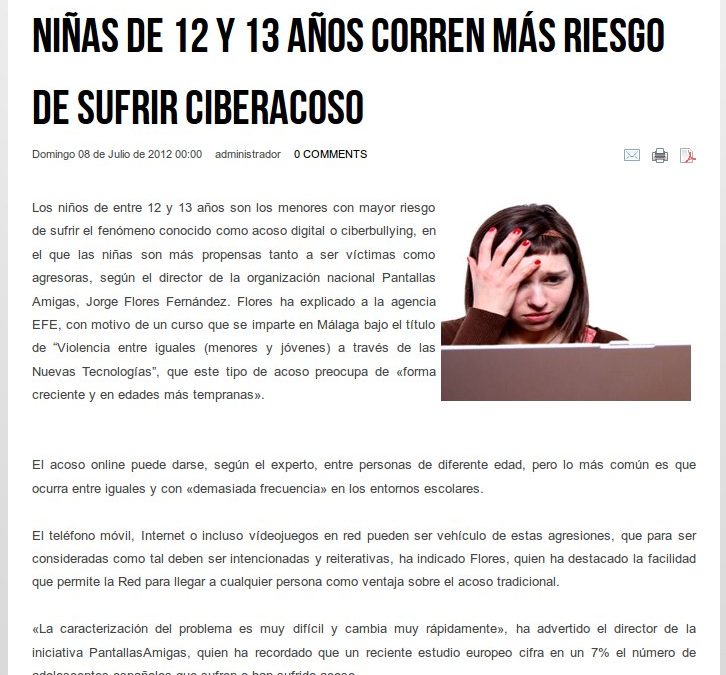 Ninas De 12 Y 13 Anos Corren Mas Riesgo De Sufrir Ciberacoso Forumvida Org Pantallasamigas - fotos de roblox de niñas editadas