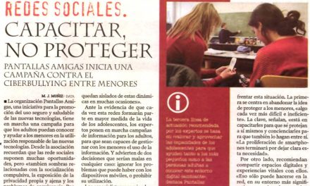 Redes sociales: capacitar, no proteger [Diario de León]