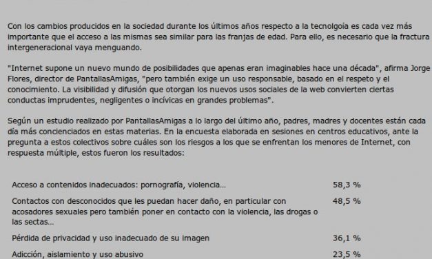 PantallasAmigas reivindica el papel de padres y educadores en el Día de Internet [e-volución]