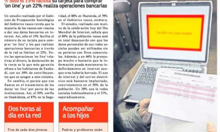 La mayoría de los vascos desconfía de Internet [Qué! Nervión]