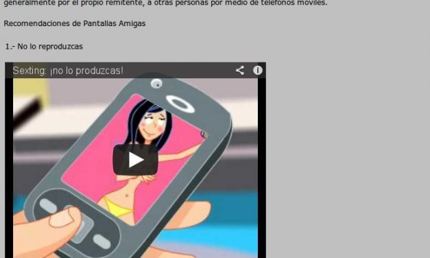 PantallasAmigas advierte sobre el peligro del sexting [e-volución]