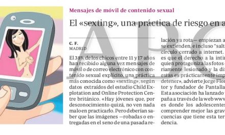 El «sexting», una práctica de riesgo en alza [ABC]