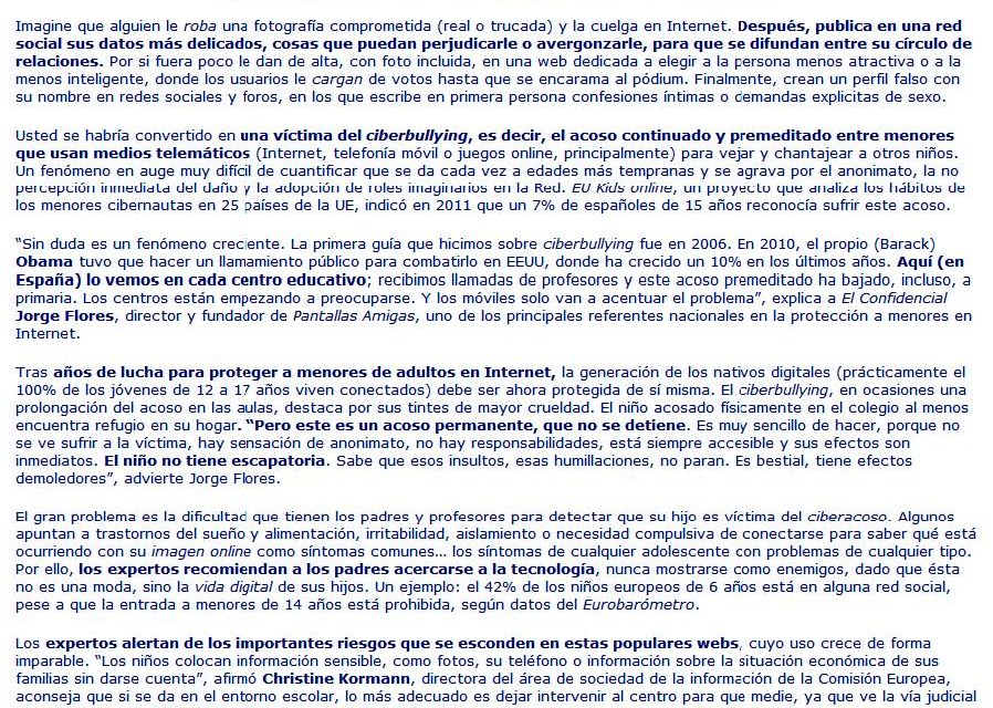 Claves para defender a tus hijos del acoso en la Red [Belt.es]