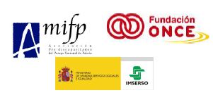 AMIFP-IMSERSO-FUNDACIÓN-ONCE-LOGOS