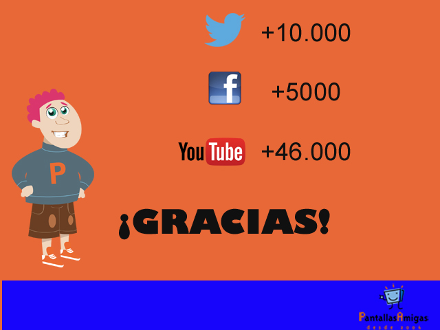 Gracias- Redes-Sociales-Pantallas-Amigas-twitter-facebook-Youtube-seguidores