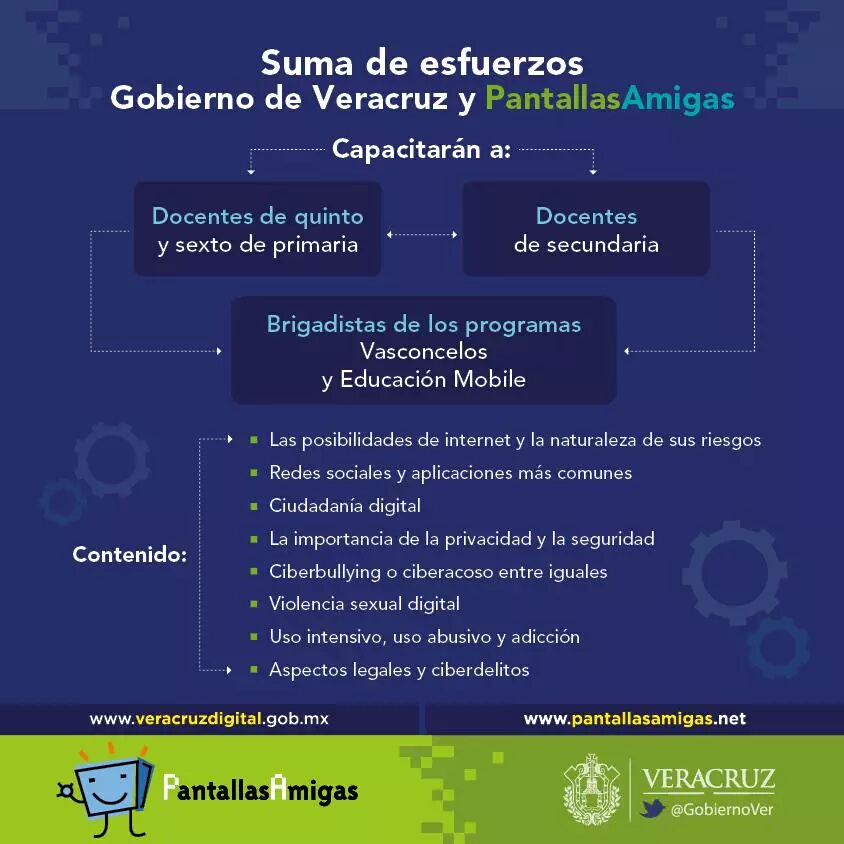 Acuerdo_Gobierno Veracruz_PantallasAmigas_Capacitación_y_Formación