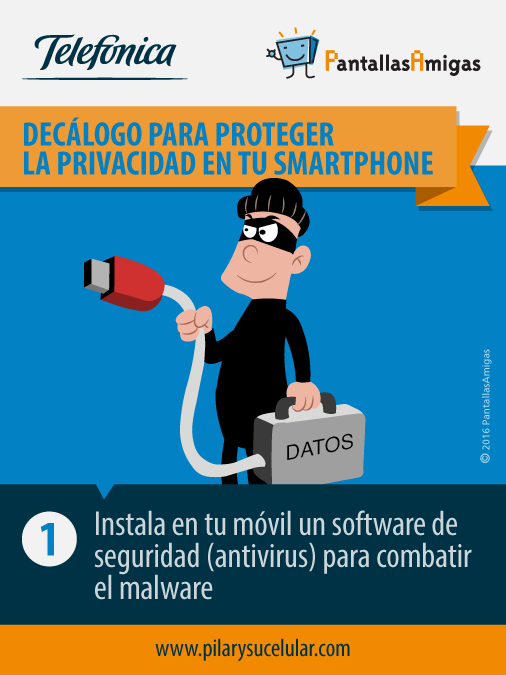 Seguridad en internet: Seguridad en un teléfono celular