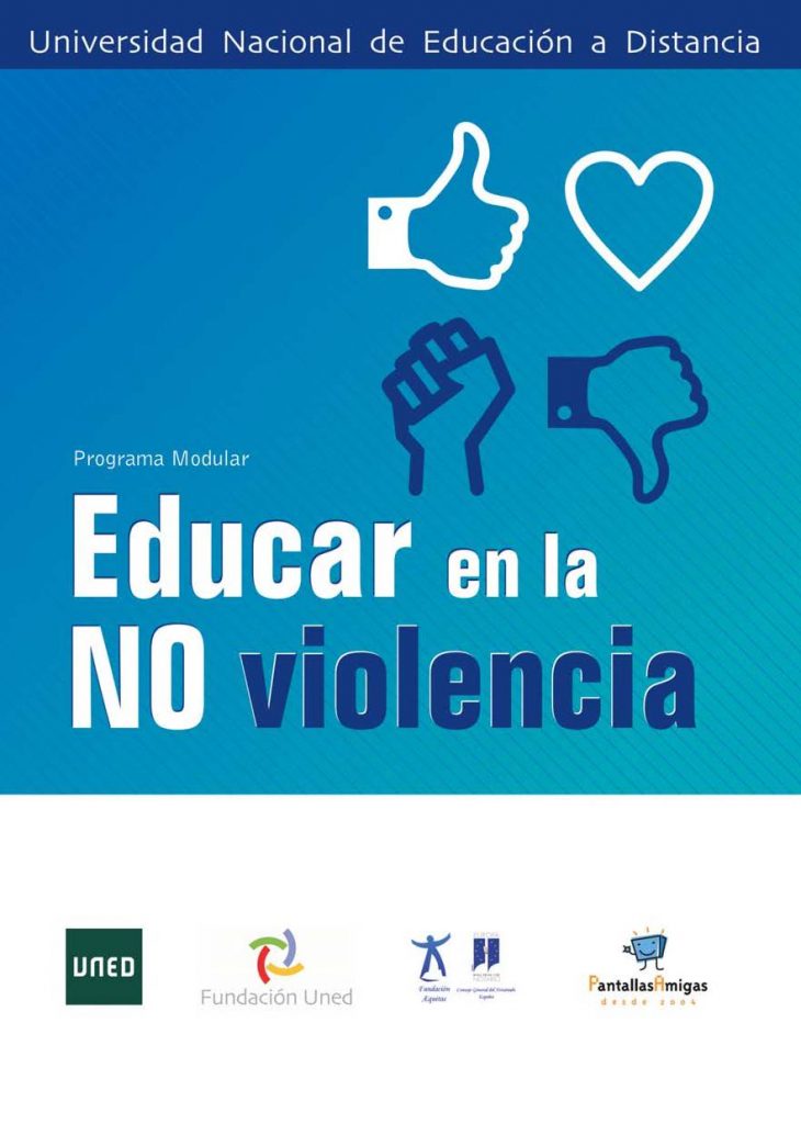 Cartel Curso UNED_Educar en la no violencia 2015-16