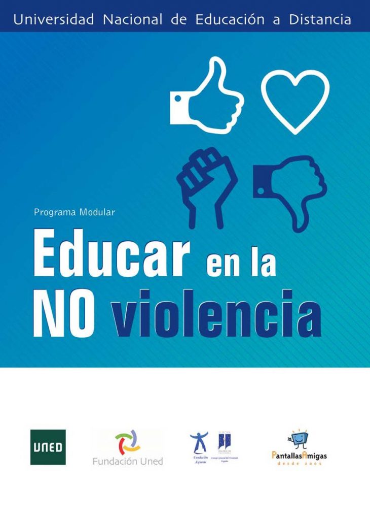 Cartel Curso UNED_Educar en la no violencia 2015-16