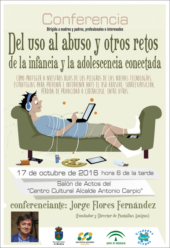 Conferencia-Montilla-Córdoba-PantallasAmigas-Uso-Abusivo-TIC-Infancia-Adolescencia