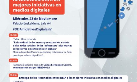 Cuarta edición de los reconocimientos de Deia a las mejores iniciativas en medios digitales