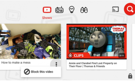 YouTube Kids refuerza su sistema de mediación familiar permitiendo bloquear vídeos y canales
