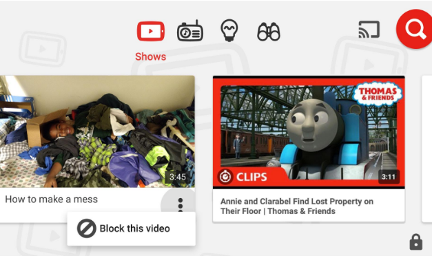 YouTube Kids refuerza su sistema de mediación familiar permitiendo bloquear vídeos y canales