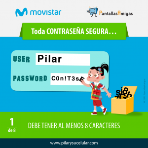 Movistar PantallasAmigas Clave contraseña segura 1