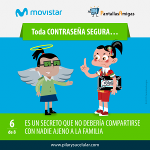 Movistar PantallasAmigas Clave contraseña segura 6