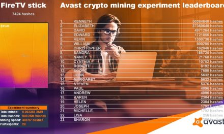 Avast experimenta ofreciendo minar criptomonedas en la Mobile World Congress 2018 para concienciar sobre el malware de criptominería