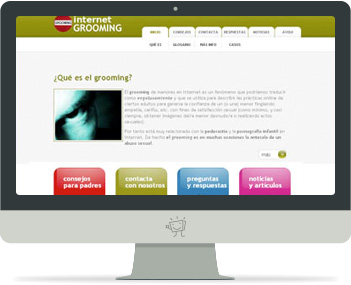 Captura de Internet-Grooming.net