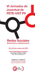 Redes Sociales, Educación y Adolescencia. Jornada en Elche