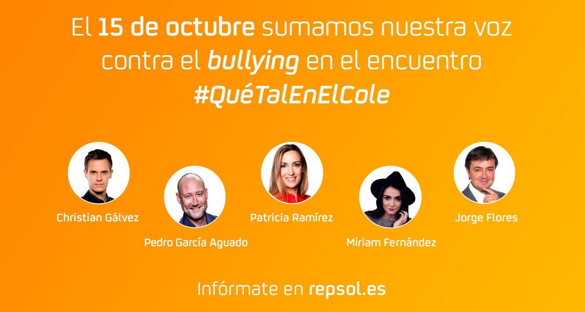 Repsol lanza la campaña #QuéTalEnElCole contra el bullying y el ciberacoso escolar