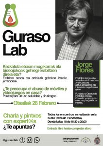 Charla Gurasolab Jorge Flores Hondarribi móviles y videojuegos hijos