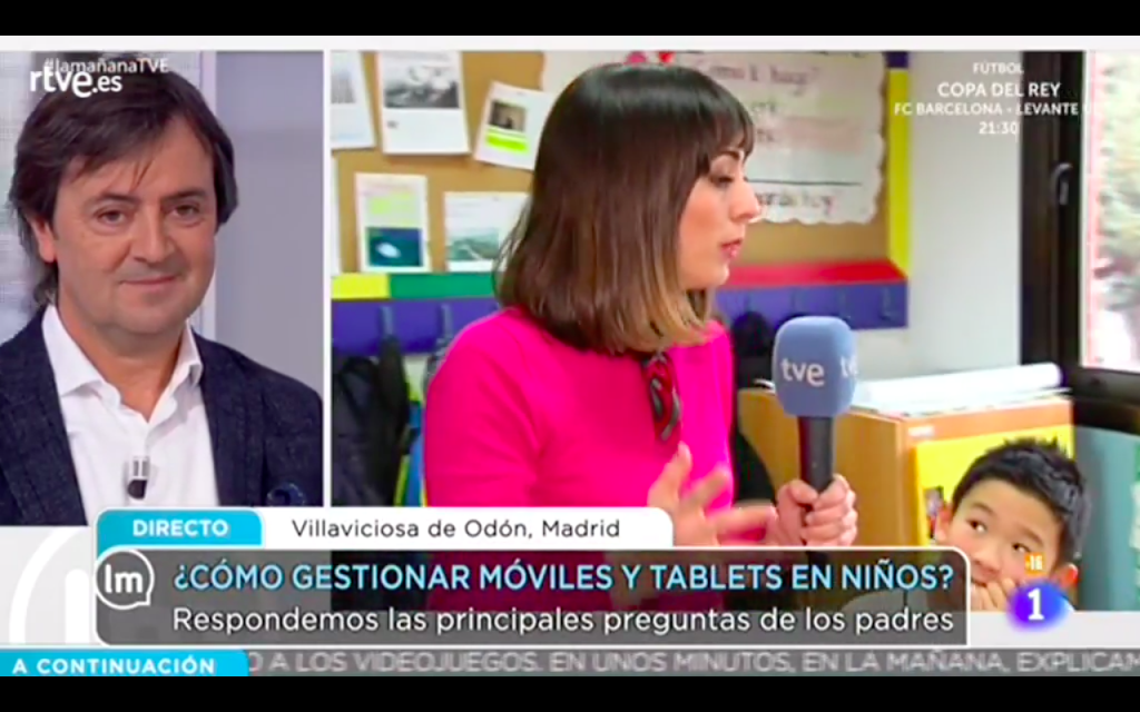 Jorge Flores habla de uso saludable digital en La Mañana de TVE