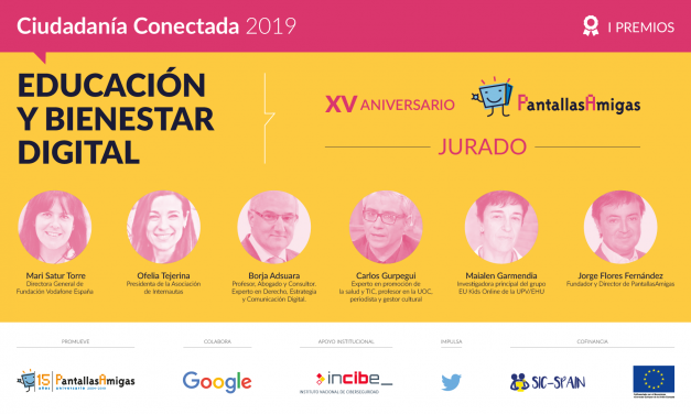 I Premios PantallasAmigas, con motivo de su XV aniversario