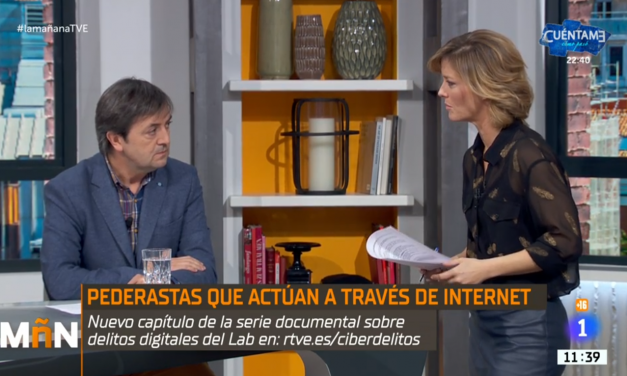 Jorge Flores trata el tema del grooming, ciberacoso sexual a menores en La Mañana de RTVE