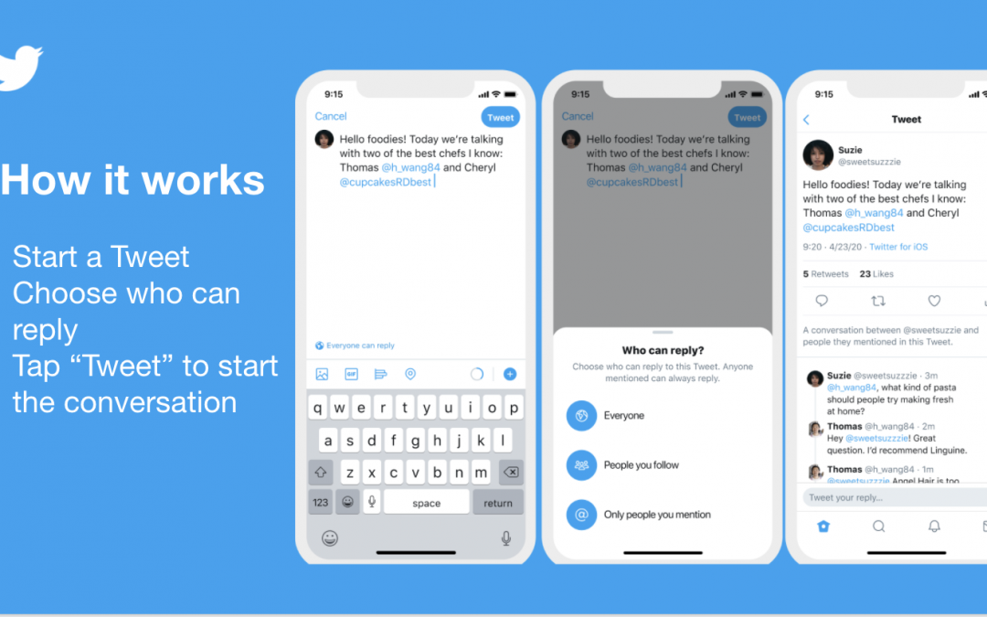 Twitter prueba funcionalidad para elegir con quién conversas potenciando un diálogo relevante