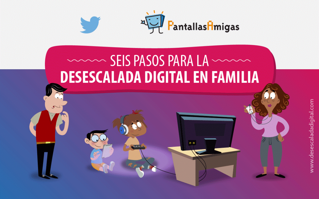 Seis pasos para la desescalada digital en familia
