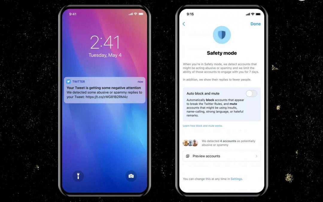 Twitter anuncia un «modo seguro» que te protegerá de las cuentas maliciosas